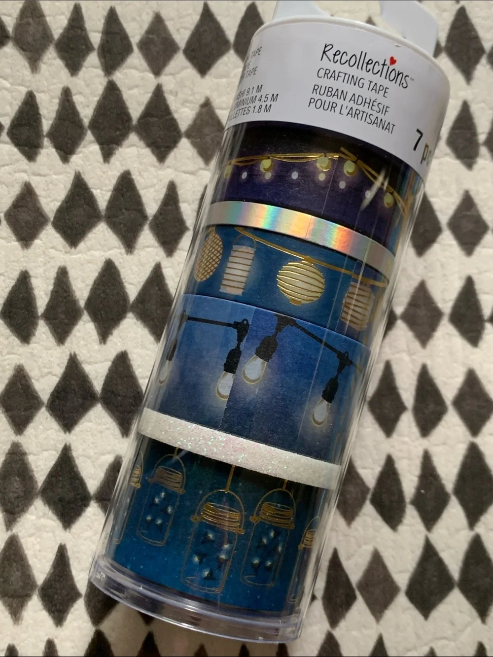 Recollections Blue and Gold Decorative Crafting Tape Set